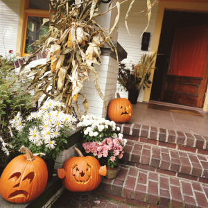 Pumpkin Porch Decor in Hattiesburg, MS